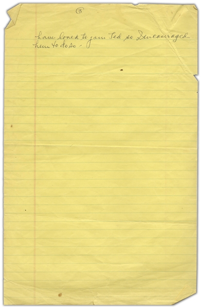 Moe Howard's Handwritten Manuscript Created for His Autobiography -- Timeline of Important Events from 1916-1970